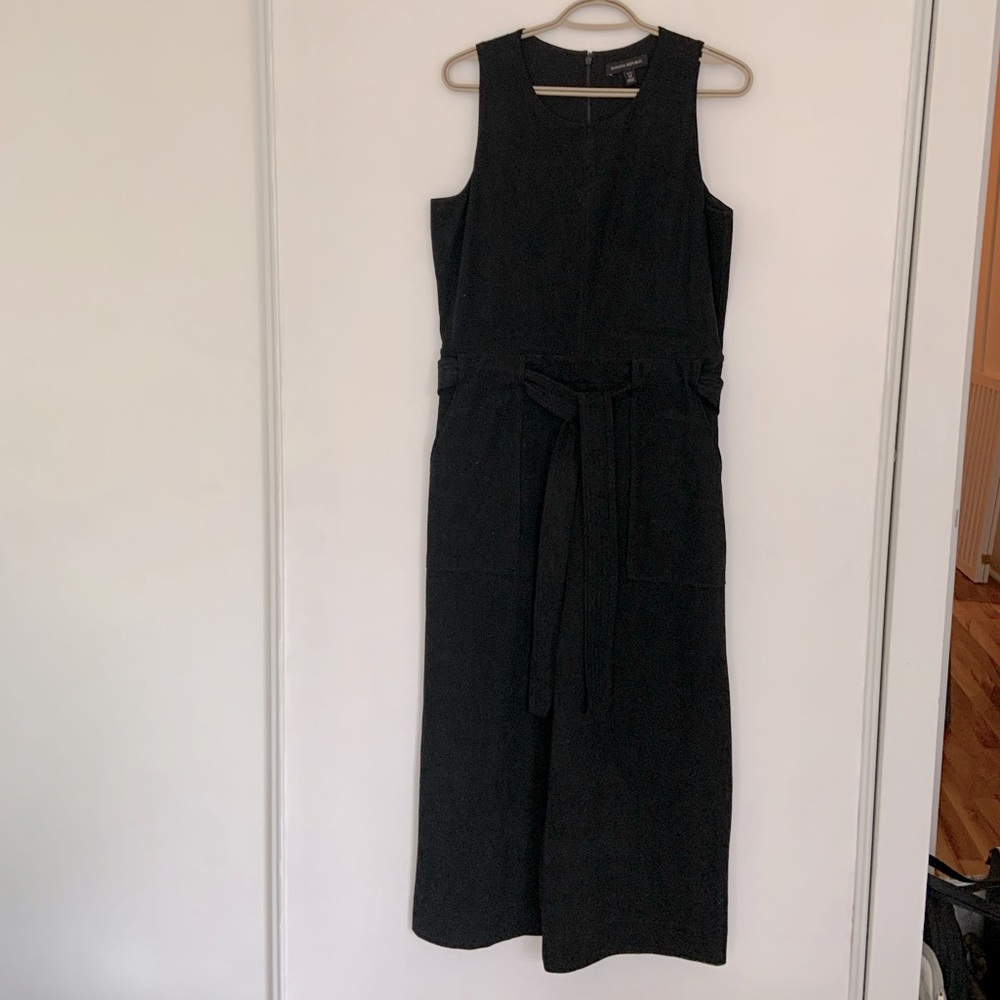 Banana Republic | Black suede jumpsuit